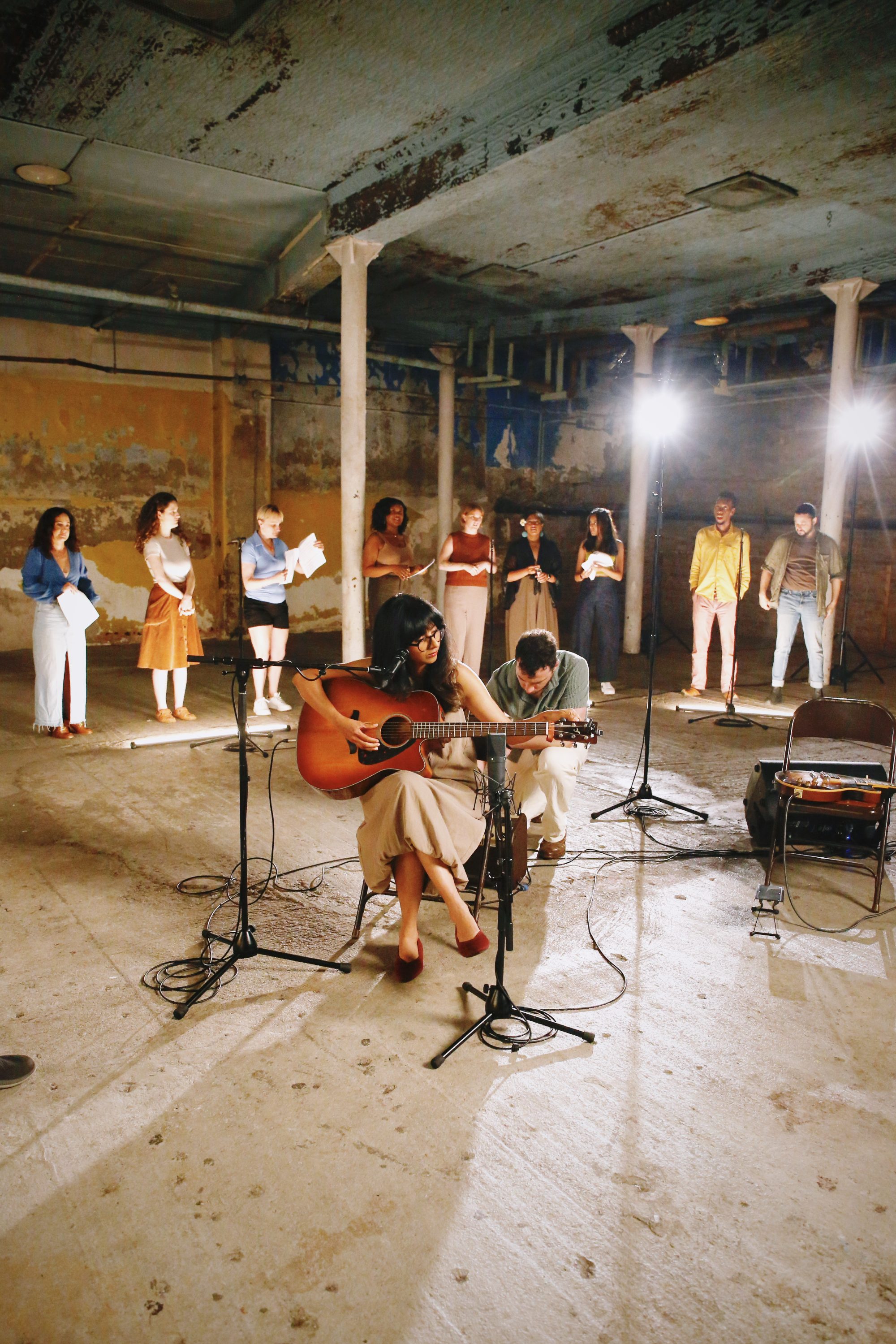 Shakthisree tuning between takes